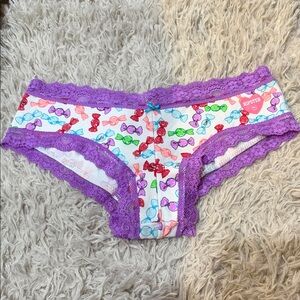 NWT VTG Victoria’s Secret PINK LRH Cheeksters candy wrapper motif X-Small